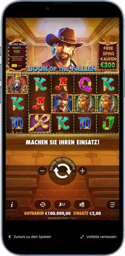 Book of Fallen Spiel starten
